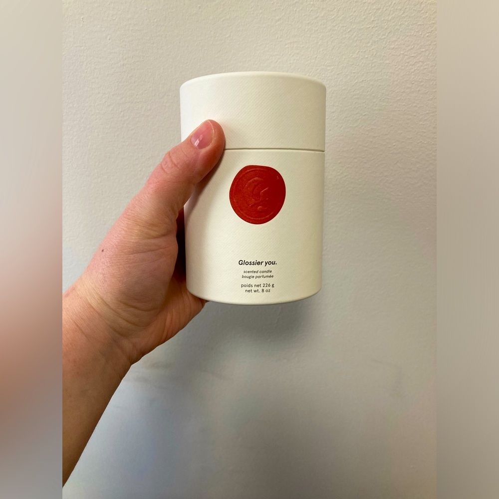Glossier scented candle, never opened
